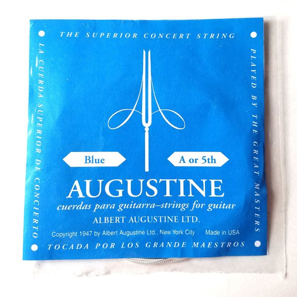 Augustine[オーガスチン]クラシックギター弦　ブルー　5弦