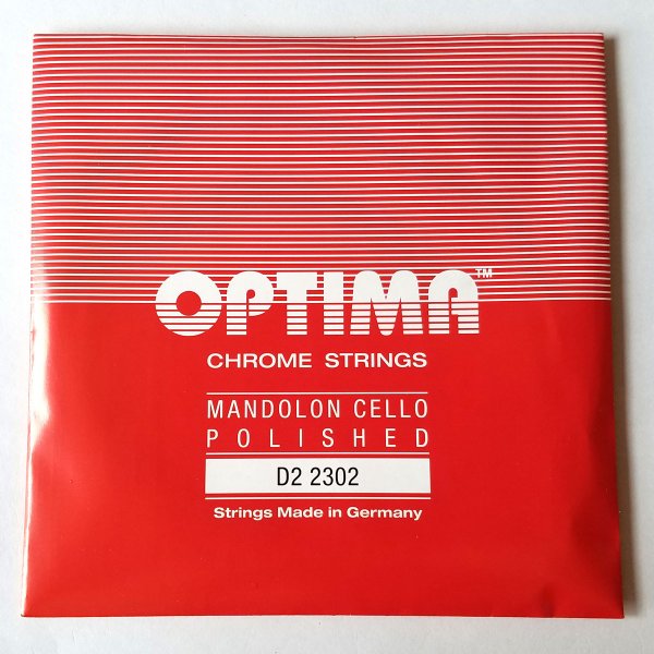 [OPTIMA]オプティマ　マンドロンチェロ弦 レッド　D2弦　バラ弦　2本入り