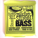 ベース弦 SLINKY BASS ニッケル・メッキ・スティール・ワイヤーの巻線をスズ・メッキしたヘックス・スティール・コアの芯線にワウンドした、人気の高いニッケル・ワウンドのベース弦です。ハイからローエンドまでバランスのとれたサウンドは、全てのミュージック・スタイルにフィットします。 #2832 REGULAR SLINKY 1 50 2 70 3 85 4 105アーニーボール・ストリングスの素晴らしい音色と耐久性は、世界中のトップ・ギタリスト、ベーシストが自分の愛機に張ってライブ、レコーディングを問わずいつでもどこでも、素晴らしいトーンを響き渡らせることによって証明され続けています。名盤、名演の影には、アーニーボール・ストリングスがあります。