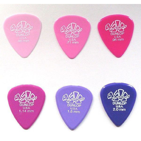 Jim Dunlop　ギターピック　41B Derlin Standard .46, .71, .96, 1.14, 1.5, 2.0