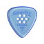 GRAVITY GUITAR PICKS ԥå 饷åߥˡޥۡ 2.0 mm with Multi-Hole, Blue 