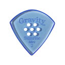 GRAVITY GUITAR PICKS ピック　サンライズ　ミニ　マルチホール　［2.0 mm with Multi-Hole, Blue］　高級
