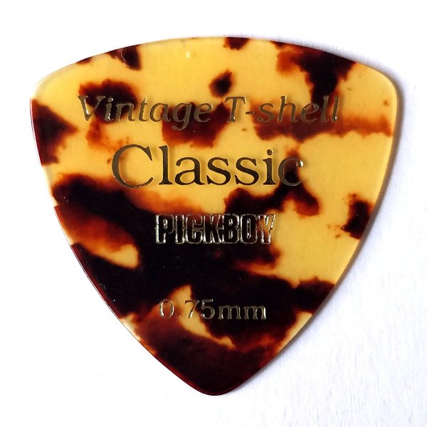 PICKBOY[ピックボーイ]　ピック　ビンテージ クラシックピック べっ甲柄　トライアングル　GP-54