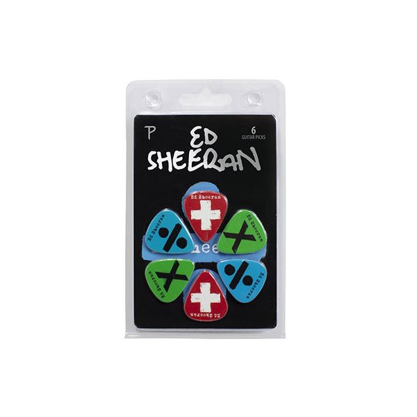 ペリーズ　Ed Sheeran　ピックセット。 販売単位：1パック(ピック6枚入り)