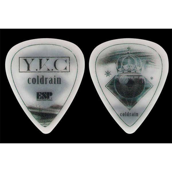 イー・エス・ピー　coldrainのギタリストY.K.C ピック 形状：ティアドロップ 厚さ：1.00mm 材質：ポリアセタール 販売単位：1枚