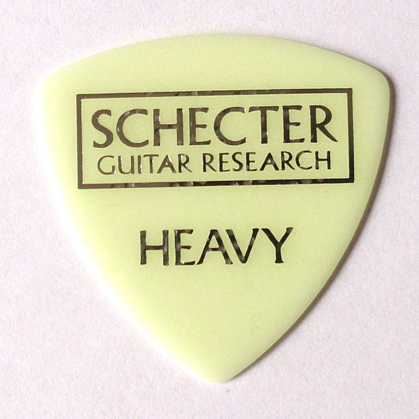 SCHECTER　ピック　ルミナス ラバー　トライアングル　蓄光