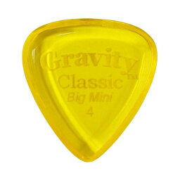 GRAVITY GUITAR PICKS ピック クラシック・ビッグミニ ［4.0mm, Yellow］ 高級