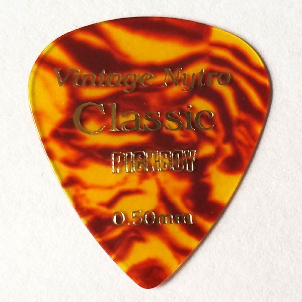 PICKBOY[ピックボーイ]　ピック　ビンテージ クラシックピック ニトロ　ティアドロップ　GP-05