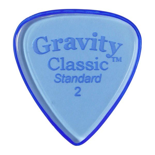 GRAVITY GUITAR PICKS ピック クラシック・スタンダード ［2.0mm, Blue］高級 pick-store-10001918 ピック商店 パッケージ画像