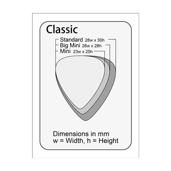 GRAVITY GUITAR PICKS ピック クラシック・スタンダード ［2.0mm, Blue］高級 pick-store-10001918 ピック商店 サンプル画像2