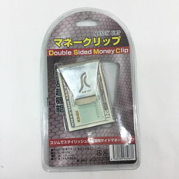 【4点までメール便対応商品】スリムなのに大容量！ダブルサイドマネークリップ★スリムクリップ　カードケース カード収納 お札ばさみ ダブルサイド スリム シンプル お洒落 スマート 海外旅行 メンズ 男性 ファッション 便利アイテム 財布代わり 手ぶら 携帯