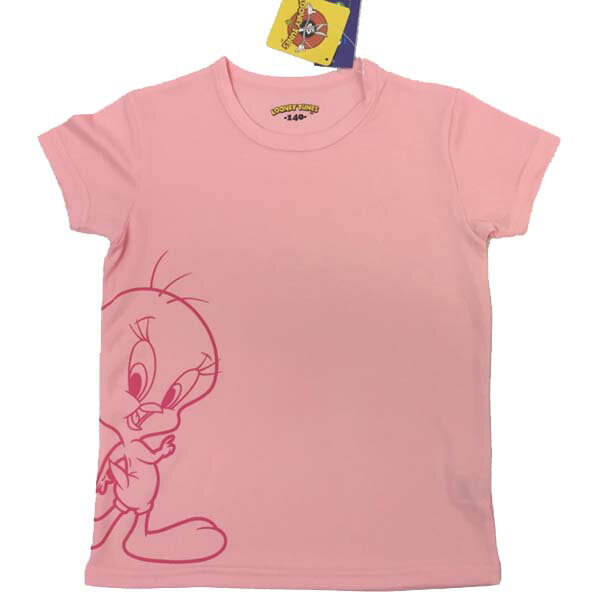 子供 Tweety 半袖tシャツ 吸汗速乾 ルーニーチューン UPF50 抗菌防臭　サイズ140