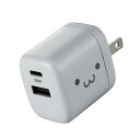エレコム(ELECOM) 急速充電器 Type-C USB PD対応 30W 2ポート (USB-C/USB-A) 小型 軽量 グレーフェイス EC-AC14A...