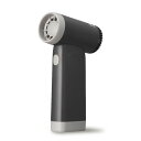 ドウシシャ ジェットハンディファン 扇風機 小型 エアダスター 火起こし 送風機 キャンプ用品 アウトドア 風量4段階 充電式 ブラック
