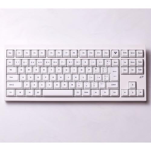VARO 日本語配列テンキーレス メカニカルキーボード VM87-J-VSMW ホワイト 有線 USB無線 Bluetooth対応..