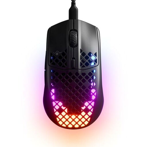 STEELSERIES ゲーミングマウス Aerox 3 Black 光学式 /有線 /6ボタン /USB ブラック 62599 STEELSERIES ゲーミングマウス Aerox 3 Black 光学式 /有線 /6ボタン /USB ブラック 62599