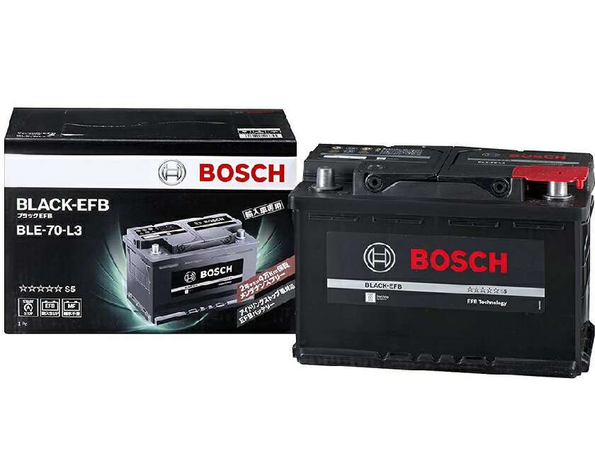 BLE-70-L3 輸入車用 アイドリングストップ対応 バッテリー BLACK-EFB BOSCH