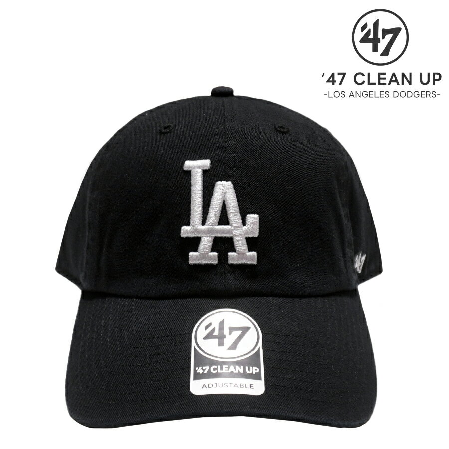 【即納】'47 CLEAN UP LOS ANGELES DODGERS ストラップバックキャップ【