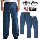 【即納】SHAKA WEAR シャカウェア 13.0 OZ デニム ジーンズ【WASH D.BLUE】大きいサイズ 通販 DENIM PANTS JEANS ロングパンツ ボトム ウォッシュ シンプル HEAVYWEIGHT ヒップホップ HIP HOP B系 ストリート