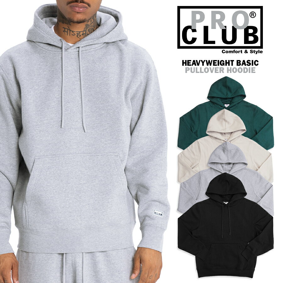 商品詳細 ブランド : PRO CLUB / プロクラブ サイズ : 【USA規格】M・L・XL・2XL 素材 : コットン 80% / ポリエステル 20% 生地の厚み : -- / 厚手商品説明 ｜ サイズスペック 【PRO CLUB HEAVYWEIGHT BASIC PULLOVER HOODIE】 プロクラブ定番人気のヘビーウエイトパーカー。柔らかくて丈夫な厚みのあるヘビーウエイト地。裏地は裏起毛になっており保温性にも優れ快適な着心地。ヘビーウェイトボディながらソフトな肌触りと、リブのサイドパネルや袖のシリコンパッチなどもコダワリのある仕上がりになっています。 ブランド : PRO CLUB / プロクラブ サイズ : 【USA規格】M・L・XL・2XL 素材 : コットン 80% / ポリエステル 20% 生地 : -- / 厚手 セット着用可能アイテム【 PRO CLUB BASIC SWEAT PANTS 】