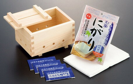 【送料無料】てまひま工房 ひのき 豆腐作り器 81159 ヤマコー 作り方説明書付き ニガリ付き RJ