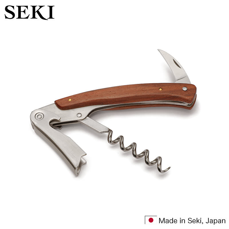 【メール送料無料】 SEKI セキ ソムリエナイフ タガヤサン (こげ茶) SJ501KG 日本製