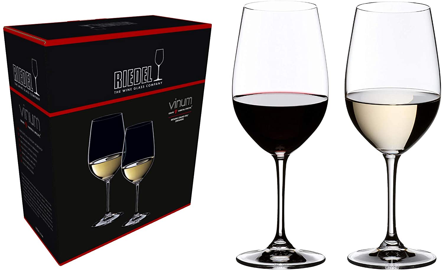 リーデル 【2脚　正規品】リーデル RIEDEL ヴィノム ジンファンデル/リースリング グラン・クリュ ワイングラス 2脚箱入 400cc 6416/15