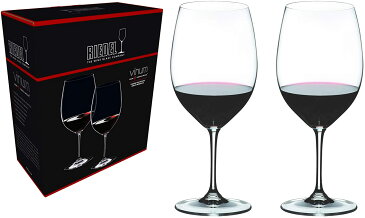 【送料無料 2脚 正規品】リーデル RIEDEL ヴィノム カベルネ・ソーヴィニヨン/メルロ (ボルドー) ワイングラス 2脚箱入 610cc 6416/0 RJ