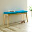 【割引クーポン配布中】ダイニングベンチ Cocotte bench(ココットベンチ) 99cm幅 ジーンブルー/スカイブルー/ライトブラウン