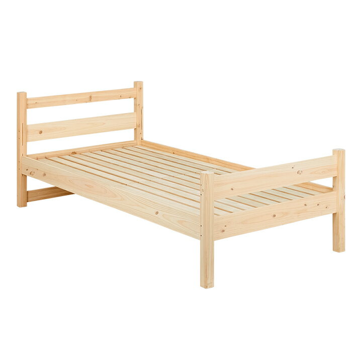 【ポイント9倍！今晩20時開始】【5年保証/大川産/九州産ひのき使用/抗ウイルス塗装】シングルベッド CUOPiO(クオピオ) 檜 ヒノキ 国産 シングルベット フレーム すのこ 高さ調節 収納スペース 子供用ベッド キッズベッド 大人用 木製 おしゃれ