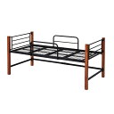 天然木パイプベッド ミドルタイプ IRI-1041 4色対応 シングルベッド シングルベット シングル ベッド bed ベッドフレーム パイプベッド スチールベ...