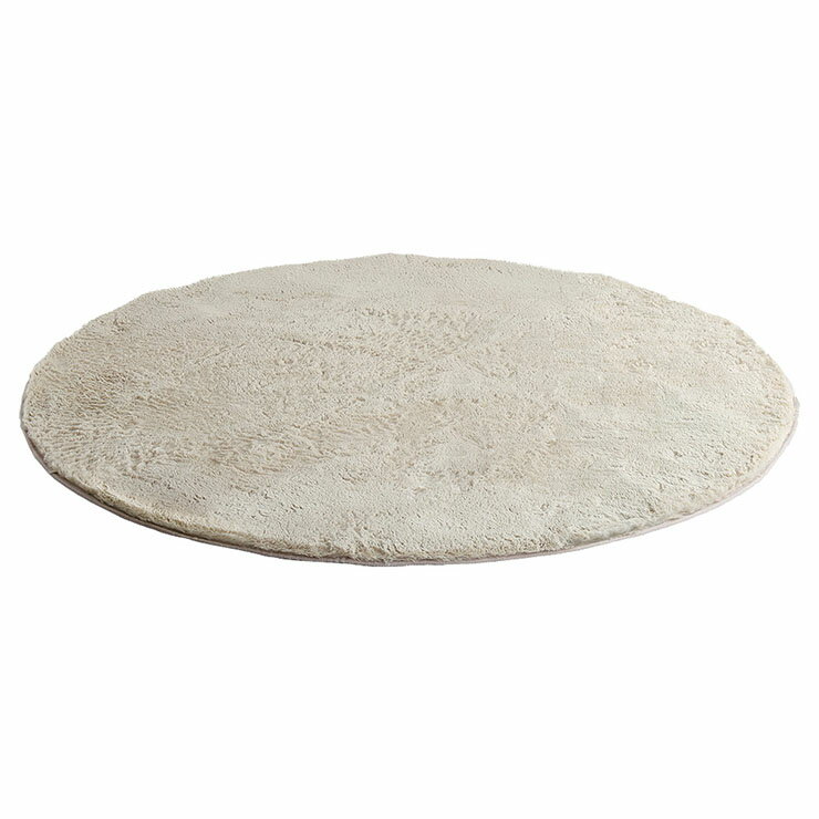 樂天商城 - 【ホットカーペット/床暖房対応】ラグ 円形 直径200cm ふわふわシャギーラグ 8色対応 カーペット 洗える ラグマット ラグカーペット 丸型 じゅうたん すべり止め付き シャギー おしゃれ オールシーズン 北欧