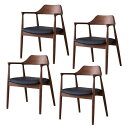 【本日最終P10倍!20時〜25:59決算sale】 【完成品】ダイニングチェア ダイニングチェアー 肘付き 4脚セット ROTI(ロティ) 5色対応 リビング...