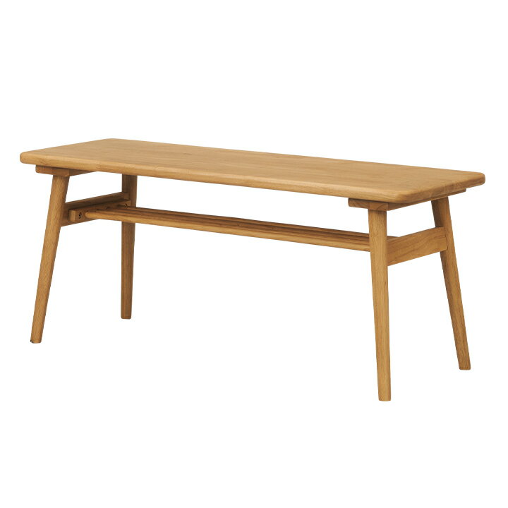 【ポイント8倍！本日12時開始】ダイニングベンチ 幅105cm Garza(ガルサ) 3色対応 棚付き ダイニング ベンチ 椅子 ダイニングチェア ダイニングチェアー 2人掛け 木製 ラバーウッド