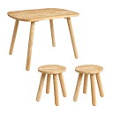 商品のご紹介 はじめてのテーブル＆チェア Kids table chair set ninos(ニノス) みんなで楽しく使えるテーブル+スツール2脚の3点セット お友達や兄弟と仲良く使える大きさのテーブルにスツールを合わせたキッズテーブルセット。お子さまが安心して使えるよう、危険な角にはすべて丸みを施し、やさしい印象に仕上げました。なめらかな肌触りと天然木の持つ優しいぬくもりが魅力なラバーウッド素材。木の温かみを活かしたナチュラルカラーは、子供部屋はもちろん、ご家庭のリビングにもぴったり。 ■コンパクトで使いやすい大きさ テーブルは、幅65×奥行50cmとコンパクトながらもお子様2人でも楽しく使える大きさです。2脚のチェアはスツールタイプなので、使わない時は、テーブルの下に入れて収納することができます。おやつを食べたり、お絵描きをしたり、様々なシーンで大活躍。 ■お部屋に合わせやすいシンプルデザイン あたたかみを与えてくれる、ラバーウッドの質感と丸みをおびたデザイン。シンプルなデザインなので、子供部屋はもちろん、リビングにも馴染みます。 ■やわらかい印象のラバーウッド なめらかな肌触り、やわらかい木目が特徴のラバーウッド。天然ゴム採取後に伐採されるゴムの木を再利用した、環境にやさしいエコ素材です。淡いナチュラル色のやさしい色合いが、 お部屋にあたたかみを与えてくれます。 ■安心・安全の角丸加工 大切なお子さまが使うものだから、危険は取り除きたいという声にお応えして、角にはすべて丸み加工を施しました。安心して使えるとともに、やさしい印象を与えてくれます。 ■工具不要の簡単組み立て テーブルもスツール共に、組み立ては脚をくるくる回して取り付けるだけの簡単組立。組み立てが苦手な女性の方もこれなら安心ですね。 ※こちらの商品は天然木を使用しております。木の表情や風合いには個体差がございます。節など木の風合いを理由とした返品・交換は対象外となりますので予めご了承ください。 ※組み立て方や若干の個体差によって、表記サイズと完成形のサイズに多少の誤差が生じる場合がございます。予めご了承ください。 ※脚のみお客様取り付けとなります。 内容 テーブル、チェアx2脚 サイズ テーブル：W65 × D50 × H46.5cm チェア：W25 × D25 × SH29cm 材質 天然木（ラバーウッド）、ラッカー塗装 カラー ナチュラル・ホワイト 生産国 ベトナム 類似商品はこちら子供用椅子 キッズチェア キッズチェアー 子供5,830円コロコロシリーズ ColoColo デスク＆チ45,980円キッズ デスク＆チェア na-KIDS スタデ14,600円キッズ デスク＆チェア キッズスタディセット 13,080円コロコロシリーズ ColoColo チェア単品10,230円檜椅子 3サイズ対応 風呂いす 踏み台 桧 4,980円キッズチェア ハイタイプ 2wayトレー付き 12,990円キッズチェア amy 5色対応 チェア単品 子4,440円キッズ デスク＆チェア セット Linotte12,980円新着商品はこちら2024/5/3昇降式 デスクチェア 大人かわいいチェア Ch12,540円2024/5/3デスク 幅80cm ワークデスク パソコンデス20,620円2024/5/3センターテーブル おしゃれ テーブル RT-130,110円再販商品はこちら2024/5/3ゴミ箱 ダストボックス 15Lx2 MUD-617,800円2024/5/3ドレッサー かわいい ミラー RD-1371A36,890円2024/5/3マット ラバーマット CE-8061 おしゃれ3,400円2024/05/05 更新