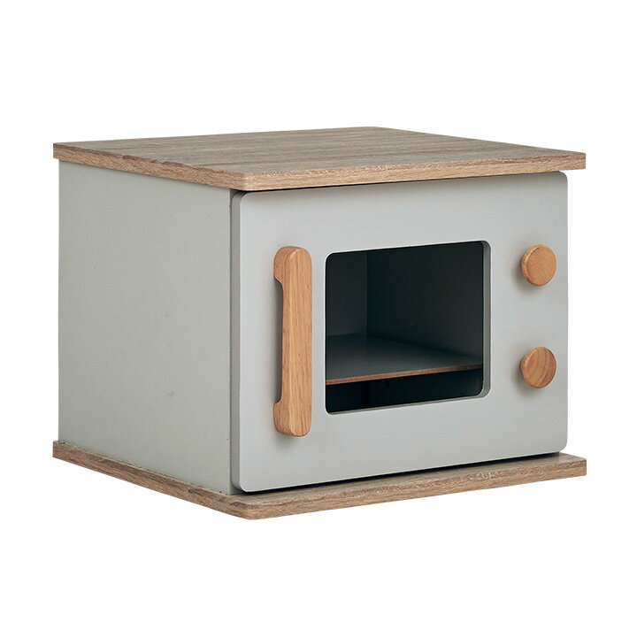 【ポイント9倍!今晩20時開始】【ポエト冷蔵庫にくっつけて遊べる】poet(ポエト) オーブン ホワイト/グレー ままごと おままごと ままごとキッチン レンジ...