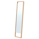 【ポイント10倍!20時~25:59】【日本製/完成品/国産ひのき使用】Hinoki Wood フロアミラー スモール W36.5xH150 姿見 薄型 全身鏡 スタンドタイプ 立てかけ式 ウォールミラー スタンドミラー おしゃれ 檜 木製 大川家具