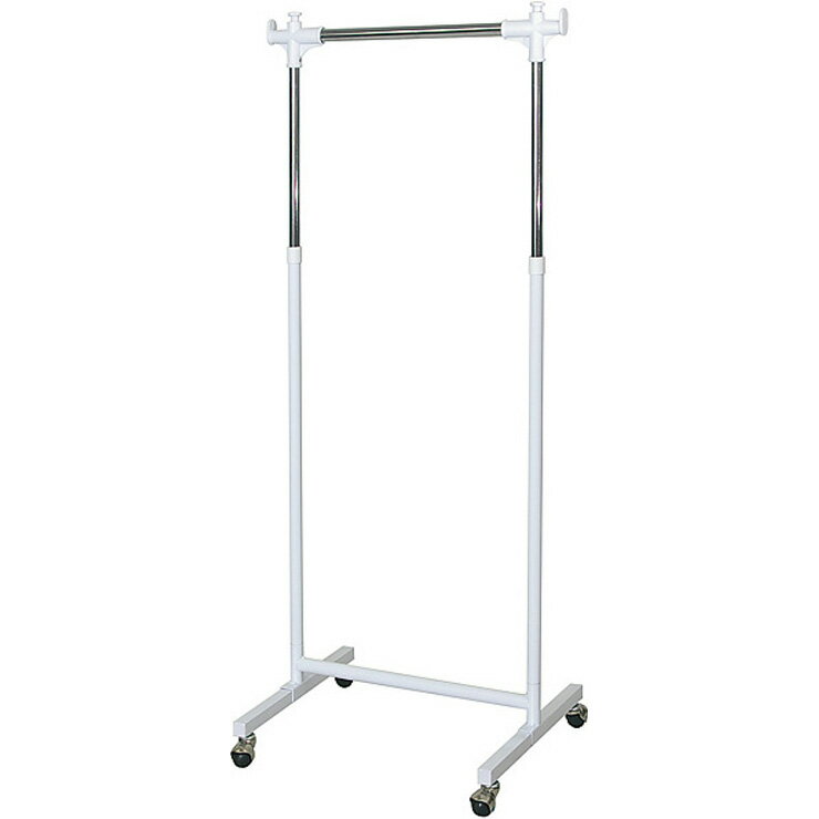 【ポイント7倍!今晩20時開始】ハンガーラック 物干し 室内干し コートかけ 洋服掛け パイプハンガー 頑丈 室内 スタンド スチール キャスター スリム 高さ...