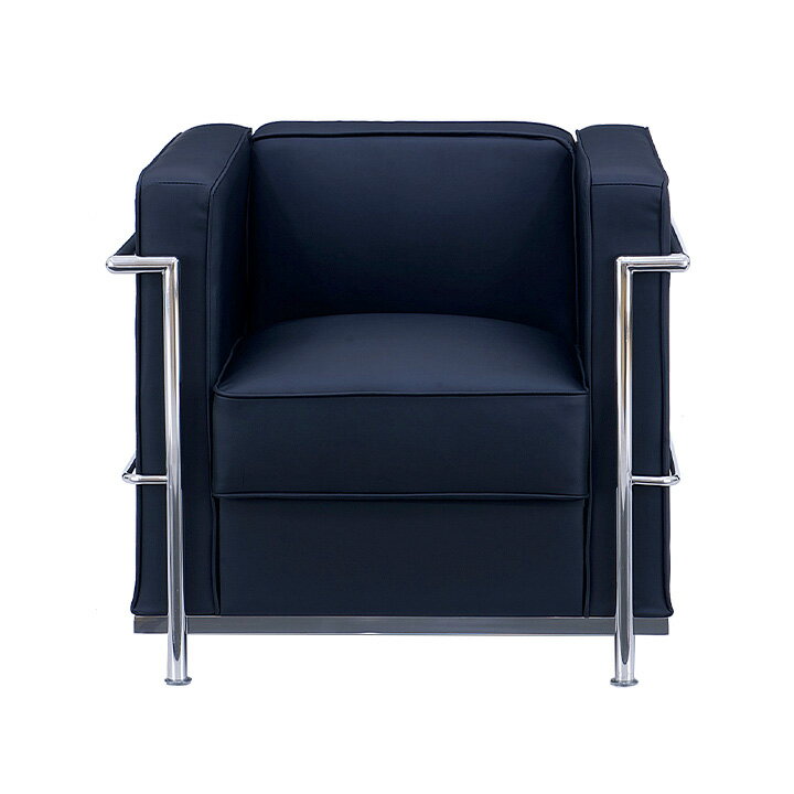 【割引クーポン配布中】【ポケットコイル】1人掛けソファ ル・コルビジェ LC2 コスモ2 4色対応 デザイナーズ ソファー 1P 一人掛け 赤ソファ sofa ブラック ホワイト レッド オレンジ リプロダクト ジェネリック家具