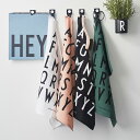 正規品/DESIGN LETTERS(デザインレターズ) Classic Tea Towel クラシック ティータオル 同色2枚組 40x60cm 9色対応 モ...