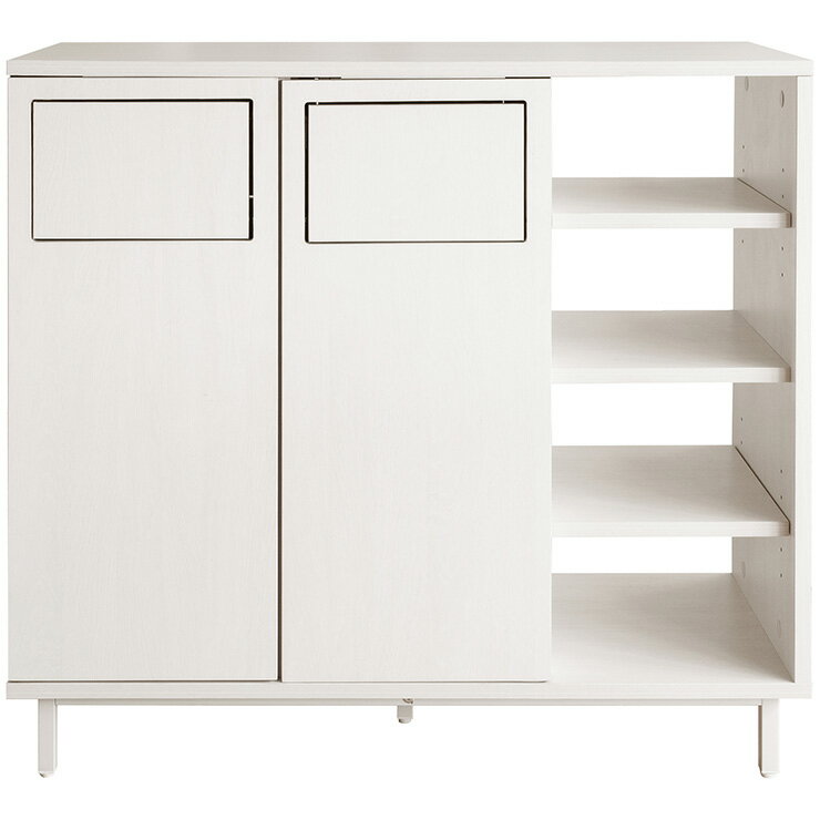 【ポイント8倍！本日12時開始】カウンターダストボックス 幅90cm Harmoa(ハルモア) 3色対応 キッチンカ..