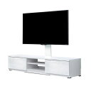 【震度7耐震試験済み/32〜60インチ対応】WALL(ウォール) インテリアテレビスタンド テレビ台用スタンド+背面収納木目調テレビ台セット 幅150cm 2色...