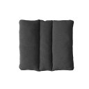 クッション 40×40cm ブラック オフィスワーク デスクワーク サポート 角型 無地 オフィス リビング 椅子用 チェア用 腰 お尻 背中 お昼寝 枕 背あて 座布団 長時間 ふかふか シンプル