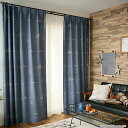 【7%OFFクーポン配布中】カーテン 遮光 1級 2級 100x200cm 1枚 ムーミン ドレープカーテン DENIM BORDER(デニムボーダー) 2色対応 日本製 遮光カーテン 洗える 洗濯機可 形状記憶加工 リビング 子供部屋 寝室 おしゃれ 北欧