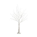 【ポイント最大10倍!15日23:59まで】クリスマスツリー H120cm LEDライト付き 白樺風ツリー Schnee(シュネー) ブランチツリー ツリー 単品 イルミネーション 飾り コンセント式 間接照明 軽量 LED 麻 リビング 子供部屋 おしゃれ ナチュラル 北欧 クリスマス