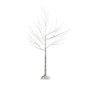 【ポイント最大10倍!15日23:59まで】クリスマスツリー H150cm LEDライト付き 白樺風ツリー Schnee(シュネー) ブランチツリー ツリー 単品 イルミネーション 飾り コンセント式 間接照明 軽量 LED 麻 リビング 子供部屋 おしゃれ ナチュラル 北欧 クリスマス