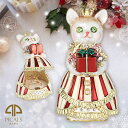 【正規品】 <ルル・キャンディ(クリスマス・ルル) ジュエリーボックス>ルル・キャンディ シリーズ 仔猫 ねこ ネコ リングピロー付き アクセサリーケース リン...