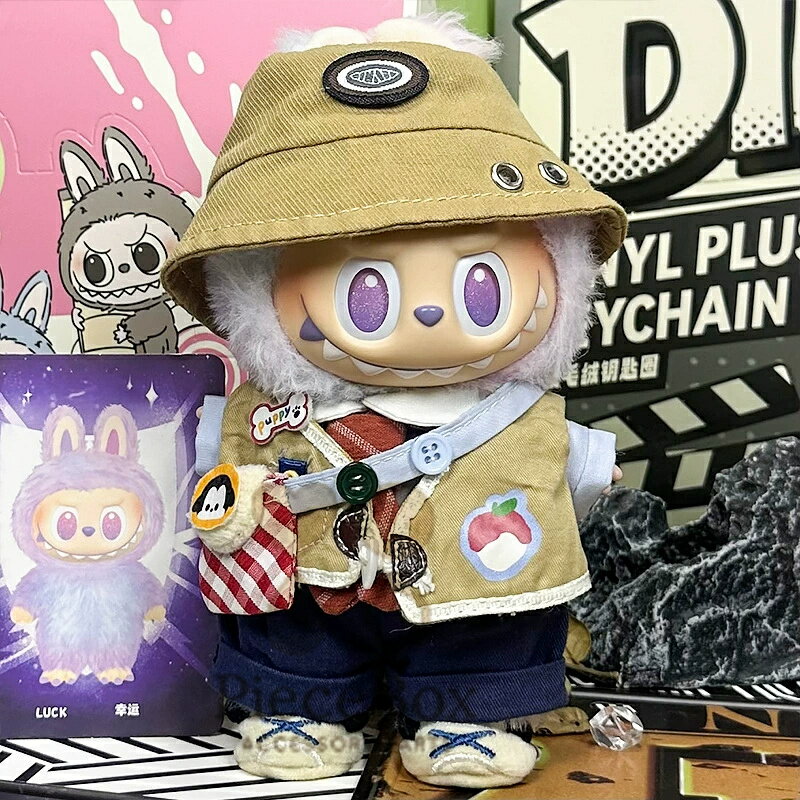 �ڡ��͵����ʡ���LABUBU �̤���������夻�ؤ� 17cm 7 �����å� ���� + �� + ˹�� + ���������꡼ ���襤��������� �ˤλҽ��λ� ���˥ᥢ��...