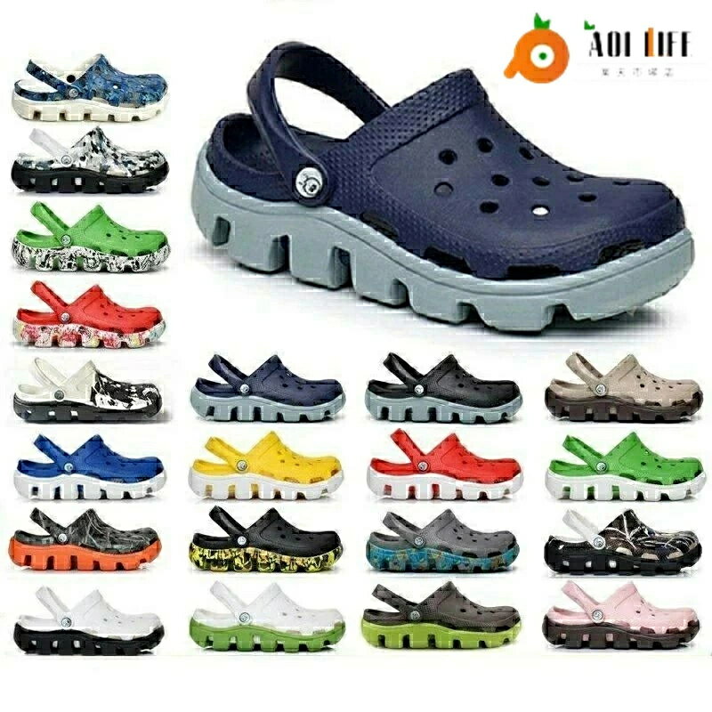 「スーパーセール期間中10倍ポイントGET」【SALE】サボサンダル エスニックサンダル クロックス風 男女兼用サンダル サボサンダル クロックスメンズ 2WAY 軽量 EVA素材 夏 20タイプ可選クロックス 緑送料無料