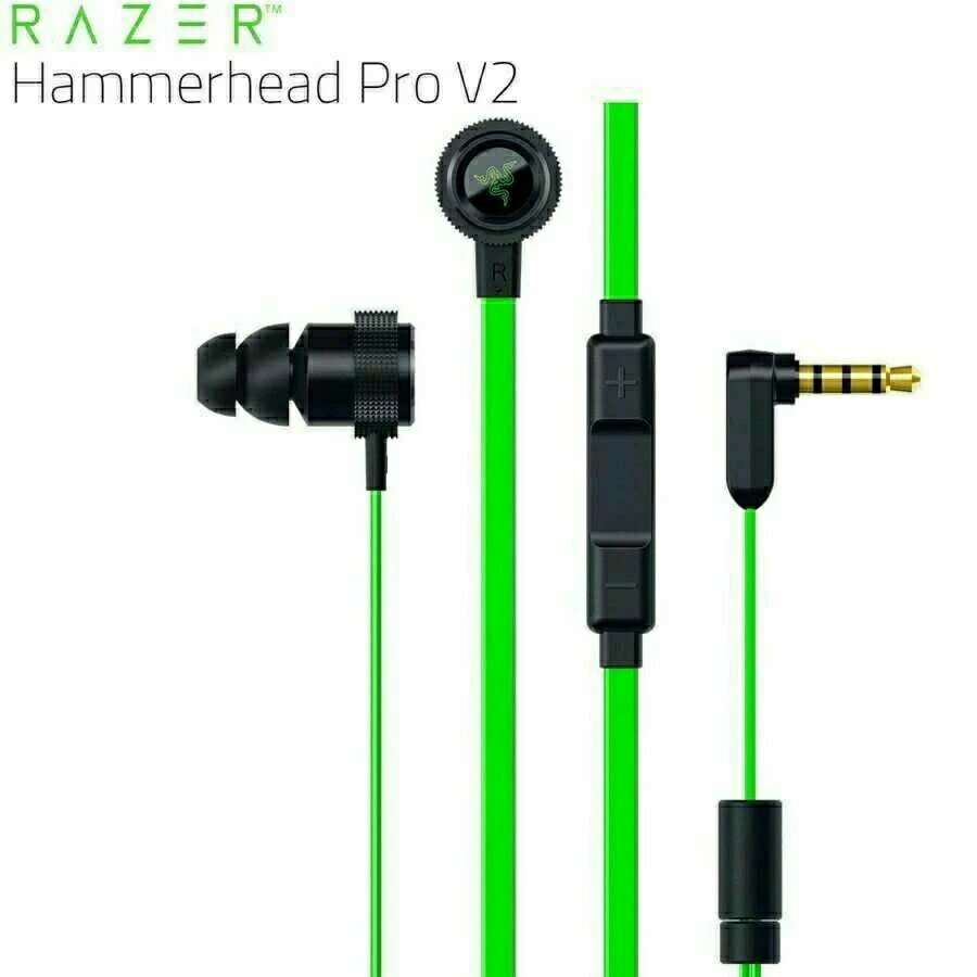 即納 最短1−2日 2個セット 3個セット 5個セット ゲーミングイヤホン レイザー イヤホン Razer Hammerhead Pro V2 RZ04-017...